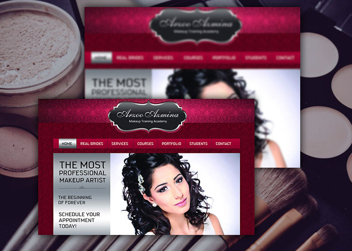 Makeup Artist Website